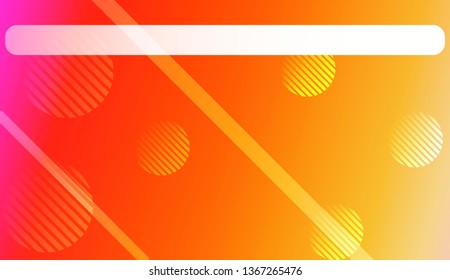 Abstract Shiny Moderns, Lines, Circle, Space for Text. For Cover Page, Landing Page, Banner. Vector Illustration with Color Gradient
