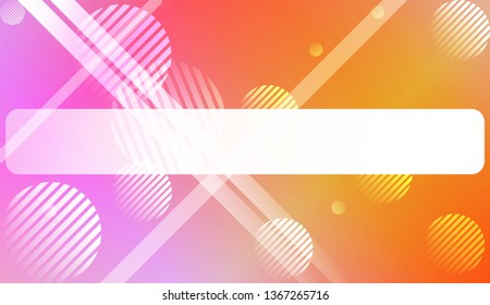 Abstract Shiny Moderns, Lines, Circle, Space for Text. For Business Presentation Wallpaper, Flyer, Cover. Vector Illustration with Color Gradient