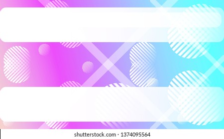 Abstract Shiny Moderns, Lines, Circle, Space for Text. For Cover Page, Landing Page, Banner. Vector Illustration with Color Gradient