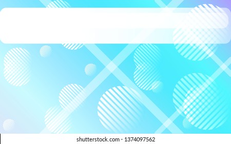 Abstract Shiny Moderns, Lines, Circle, Space for Text. For Cover Page, Landing Page, Banner. Vector Illustration with Color Gradient