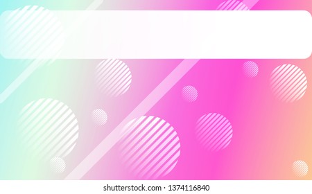 Abstract Shiny Moderns, Lines, Circle, Space for Text. For Cover Page, Landing Page, Banner. Vector Illustration with Color Gradient