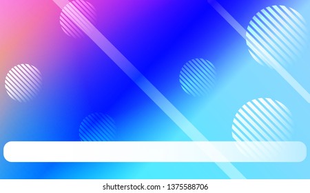 Abstract Shiny Moderns, Lines, Circle, Space for Text. For Cover Page, Landing Page, Banner. Vector Illustration with Color Gradient