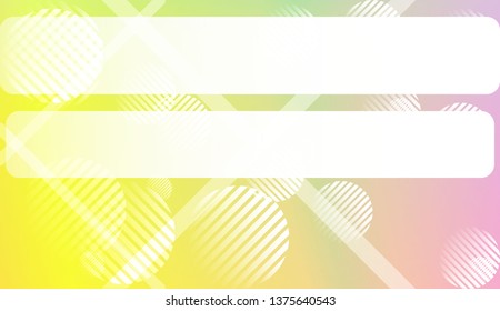 Abstract Shiny Moderns, Lines, Circle, Space for Text. For Cover Page, Landing Page, Banner. Vector Illustration with Color Gradient