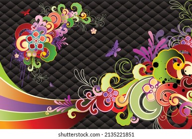 Abstract Shiny Multicolor Background Vector illustration Template. Can be used or different printing works.