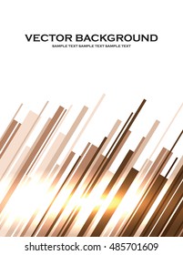 Abstract Shiny Orange Background with Diagonal Stripes.