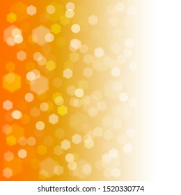 Abstract shiny orange vector background