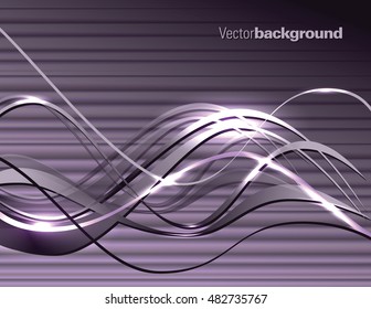 Abstract Shiny Purple Background.