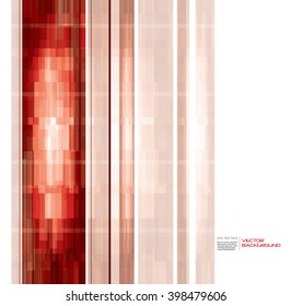 Abstract Shiny Red Background. Vector Illustration.