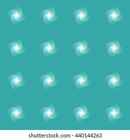 Abstract shiny seamless pattern. Floral  vector business flyer template or corporate banner design with stylized flowers and dots. Vector illustration