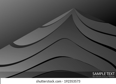 Abstract shiny shape vector design template - Vector background silver illustration