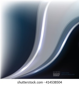 Abstract Shiny Silver Background. Vector Illustration.