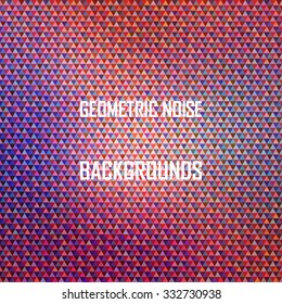 abstract shiny sparkling festive background made of tiny multi-colored triangles