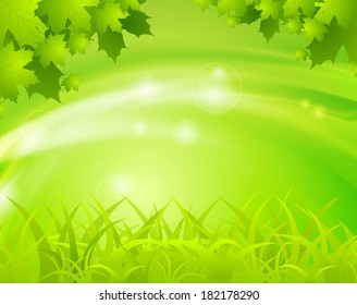 Abstract shiny spring vector design