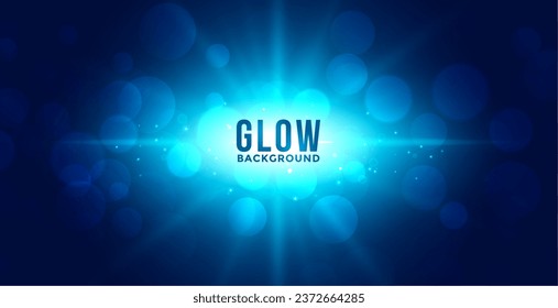 abstract and shiny star burst backdrop with bokeh effect vector