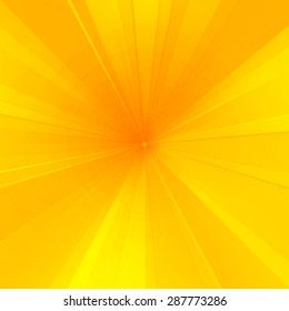 Abstract shiny summer background with vibrant yellow & orange color tones
