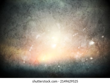 Abstract shiny sunset grunge background. Vector design