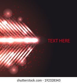 Abstract shiny technology arrow