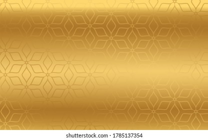 Abstract Shiny  texture smooth line metal Gold color background Bright vintage Brass plate chrome element texture concept simple bronze Texture golden light polished banner wallpaper.
