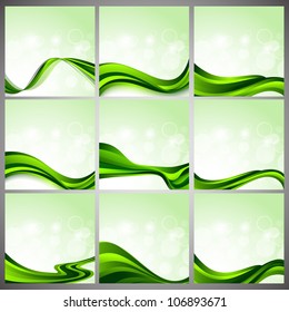Abstract shiny wave background. EPS 10.