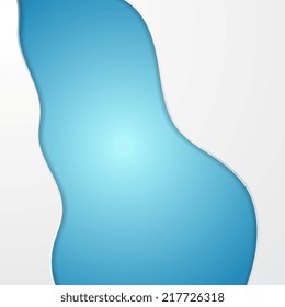 Abstract shiny waves background. Vector design