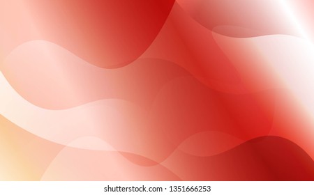 Abstract Shiny Waves. For Cover Page, Landing Page, Banner. Vector Illustration with Color Gradient