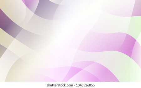 Abstract Shiny Waves. For Creative Templates, Cards, Color Covers Set. Vector Illustration with Color Gradient