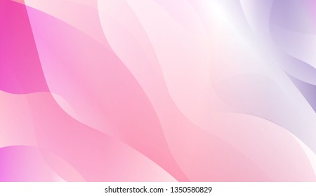 Abstract Shiny Waves. For Creative Templates, Cards, Color Covers Set. Vector Illustration with Color Gradient