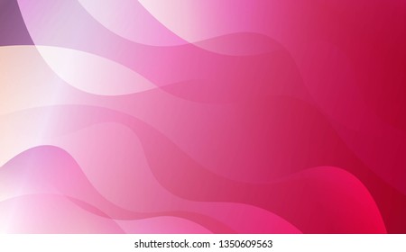 Abstract Shiny Waves. For Creative Templates, Cards, Color Covers Set. Vector Illustration with Color Gradient