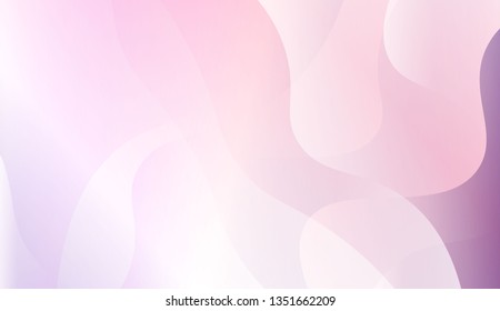 Abstract Shiny Waves. For Creative Templates, Cards, Color Covers Set. Vector Illustration with Color Gradient
