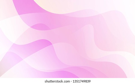 Abstract Shiny Waves. For Creative Templates, Cards, Color Covers Set. Vector Illustration with Color Gradient
