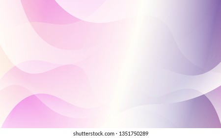 Abstract Shiny Waves. For Creative Templates, Cards, Color Covers Set. Vector Illustration with Color Gradient