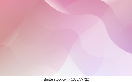 Abstract Shiny Waves. For Creative Templates, Cards, Color Covers Set. Vector Illustration with Color Gradient