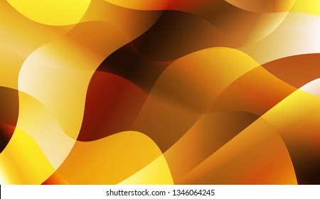 Abstract Shiny Waves. Design For Cover Page, Poster, Banner Of Websites. Vector Illustration with Color Gradient.