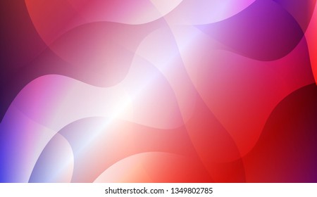 Abstract Shiny Waves. Design For Your Header Page, Ad, Poster, Banner. Vector Illustration with Color Gradient