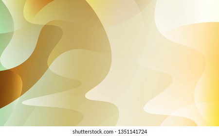 Abstract Shiny Waves. Design For Your Header Page, Ad, Poster, Banner. Vector Illustration with Color Gradient