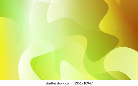 Abstract Shiny Waves. Design For Your Header Page, Ad, Poster, Banner. Vector Illustration with Color Gradient