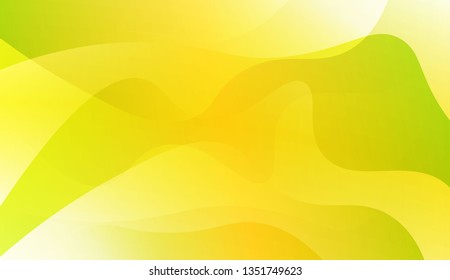 Abstract Shiny Waves. Design For Your Header Page, Ad, Poster, Banner. Vector Illustration with Color Gradient
