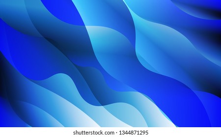 Abstract Shiny Waves. For Elegant Pattern Cover Book. Vector Illustration with Color Gradient