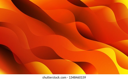 Abstract Shiny Waves. For Elegant Pattern Cover Book. Vector Illustration with Color Gradient