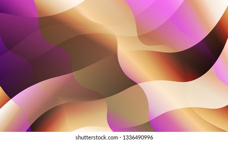 Abstract Shiny Waves. For Flyer, Brochure, Booklet And Websites Design Vector Illustration