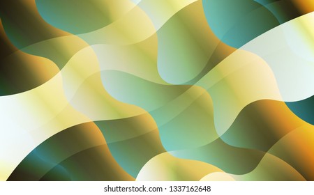 Abstract Shiny Waves. For Flyer, Brochure, Booklet And Websites Design Vector Illustration