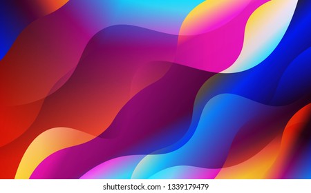 Abstract Shiny Waves. For Flyer, Brochure, Booklet And Websites Design Vector Illustration