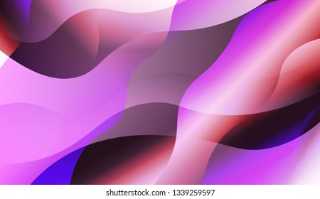 Abstract Shiny Waves. For Flyer, Brochure, Booklet And Websites Design Vector Illustration