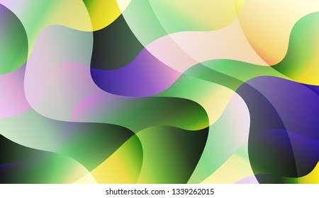 Abstract Shiny Waves. For Flyer, Brochure, Booklet And Websites Design Vector Illustration