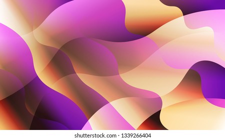 Abstract Shiny Waves. For Flyer, Brochure, Booklet And Websites Design Vector Illustration