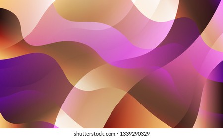 Abstract Shiny Waves. For Flyer, Brochure, Booklet And Websites Design Vector Illustration