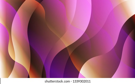 Abstract Shiny Waves. For Flyer, Brochure, Booklet And Websites Design Vector Illustration