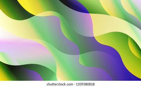 Abstract Shiny Waves. For Flyer, Brochure, Booklet And Websites Design Vector Illustration