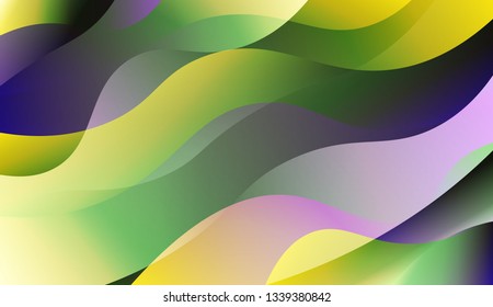 Abstract Shiny Waves. For Flyer, Brochure, Booklet And Websites Design Vector Illustration