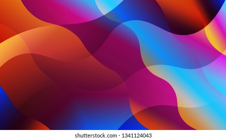 Abstract Shiny Waves. For Flyer, Brochure, Booklet And Websites Design Vector Illustration